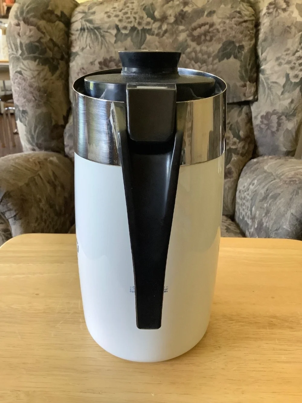 Corning Ware Blue Cornflower 10-Cup COFFEE POT Percolator E-1210 NO CORD